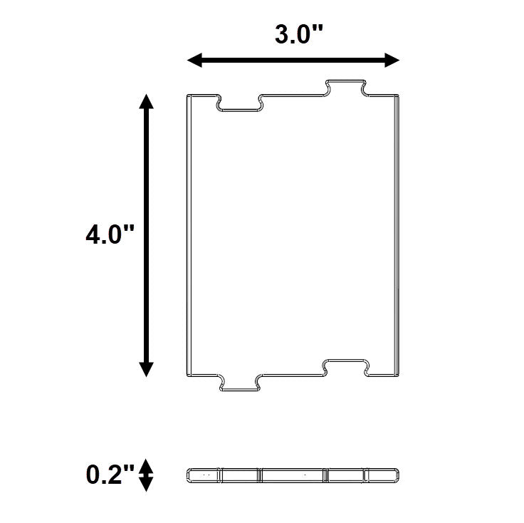 TRAX Straight 4"
