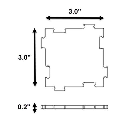 TRAX 4-Way Crossing 3"
