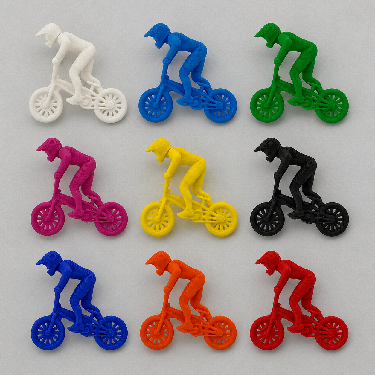 TRAX BMX Rider 9-Pack