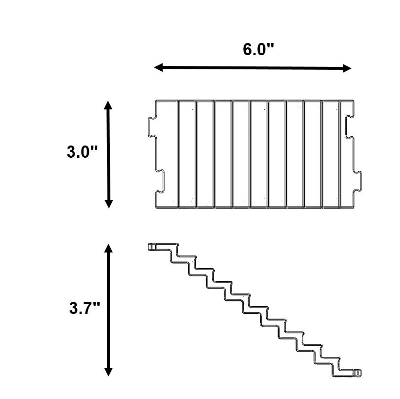 TRAX Elevation Stairs 6"