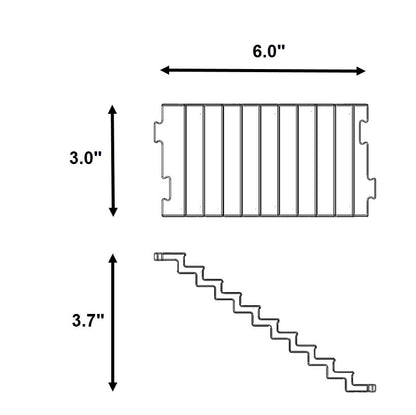 TRAX Elevation Stairs 6"