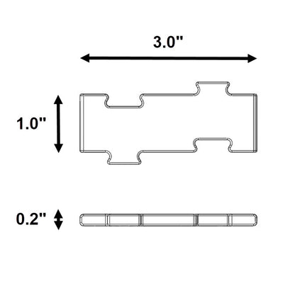 TRAX Straight 1"