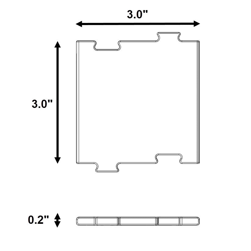 TRAX Straight 3"