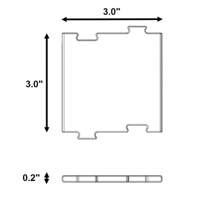 TRAX Straight 3"